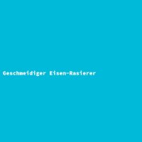 Geschmeidiger Eisen-Rasierer