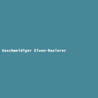 Geschmeidiger Eisen-Rasierer