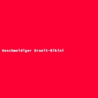 Geschmeidiger Granit-Bikini