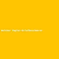 Weicher Papier-Briefbeschwerer