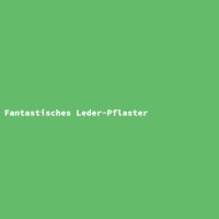 Fantastisches Leder-Pflaster