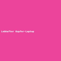 Lebhafter Kupfer-Laptop