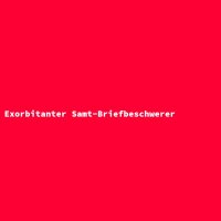 Exorbitanter Samt-Briefbeschwerer