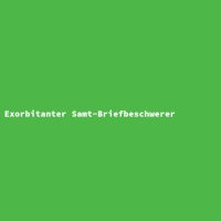 Exorbitanter Samt-Briefbeschwerer