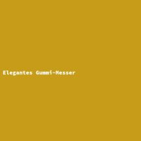Elegantes Gummi-Messer